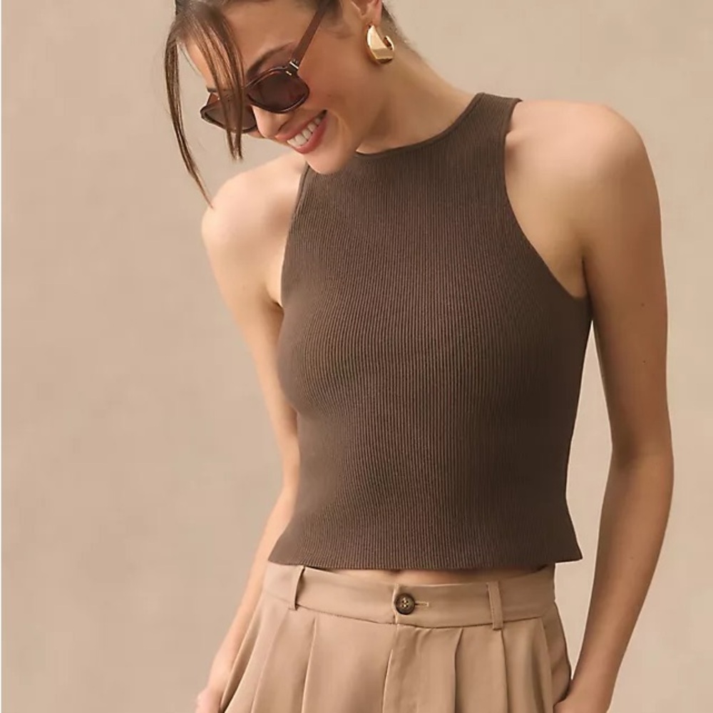 NWT Reformation Hudson Ribbed Sweater Tank